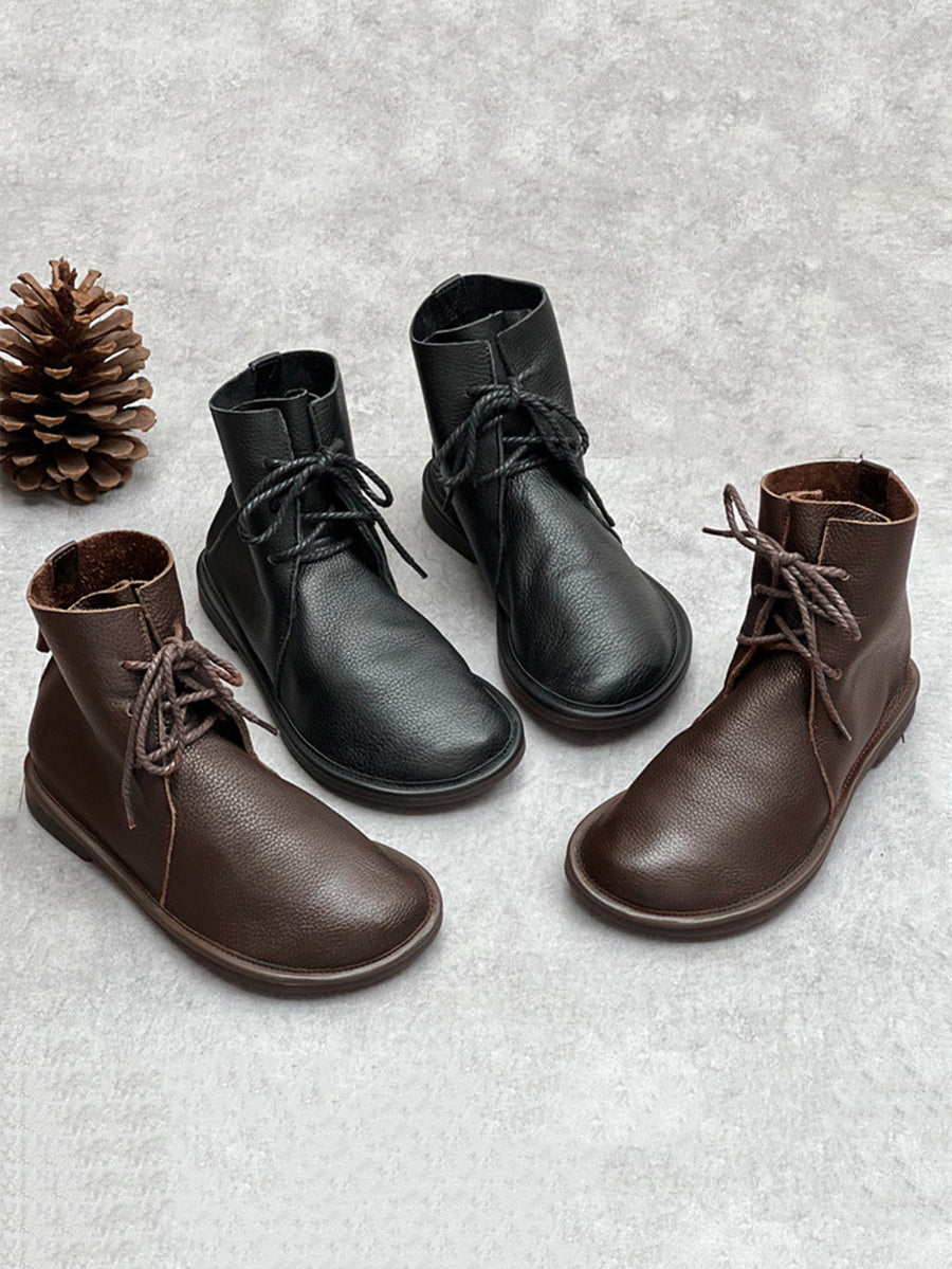 Turin Leather Ankle Boots