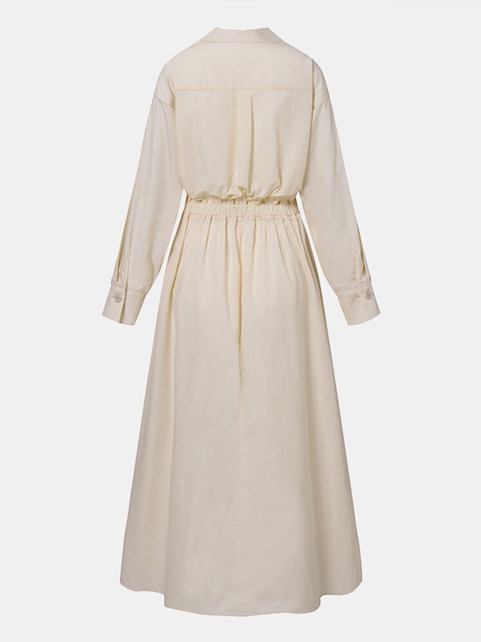Elara Pleated Maxi Dress