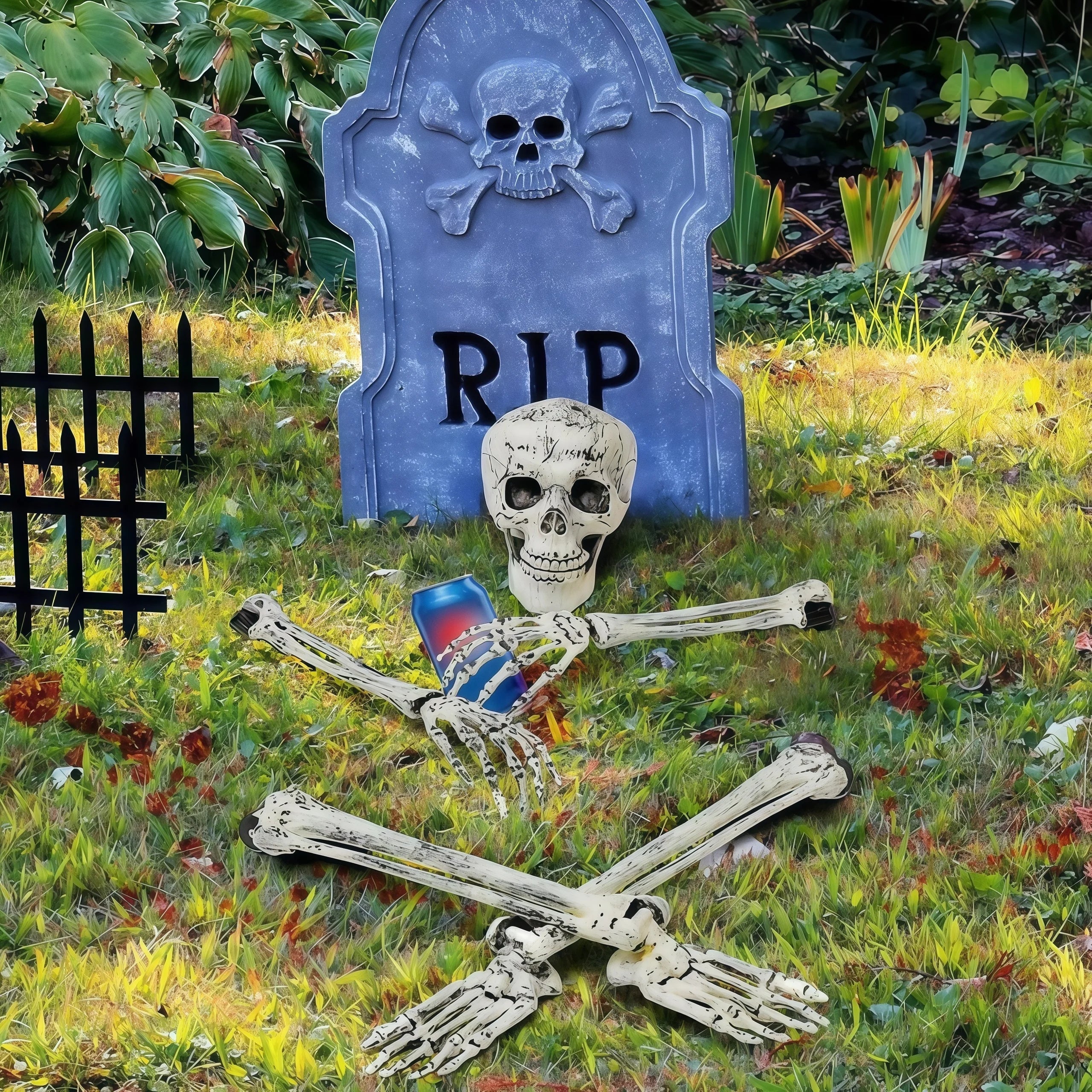 Skeleton Groundbreaker Yard Decoration