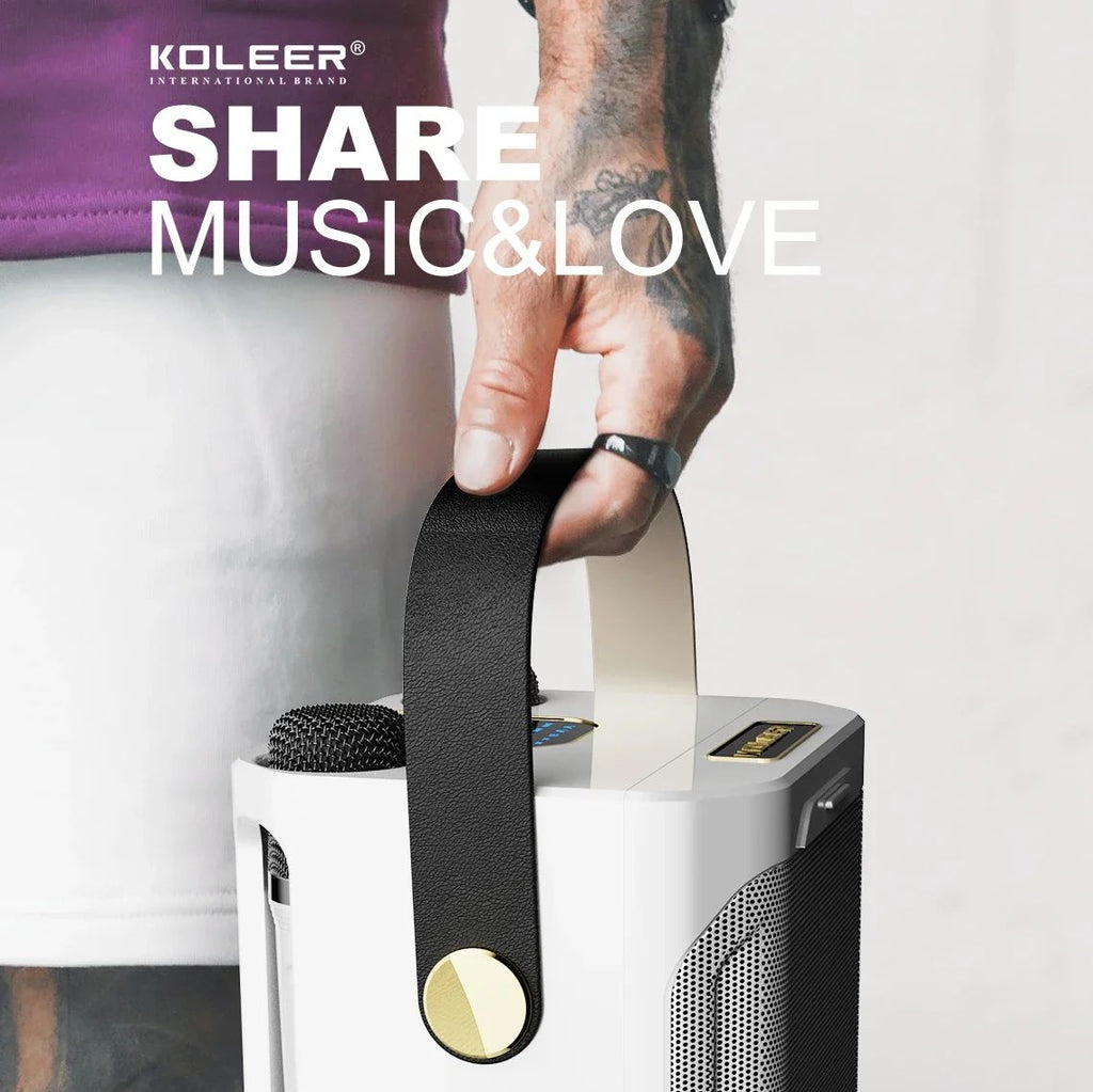 Powerful Karaoke Bluetooth Speaker – Portable 360°