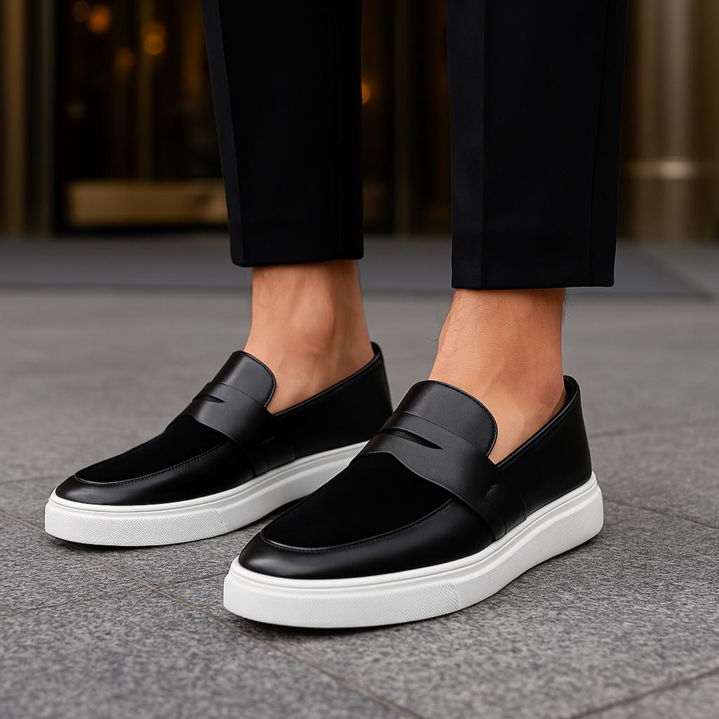 Ravello Leather Slip-On Loafers