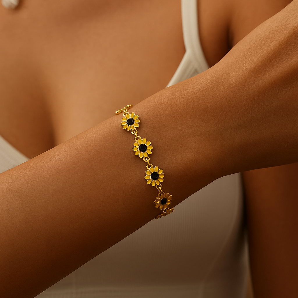 Daisy Bloom Bracelet & Necklace