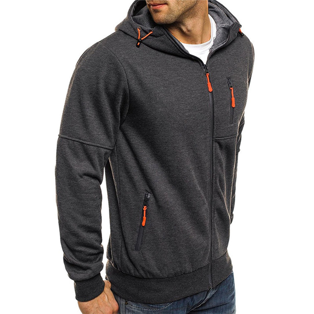 Zip-Up Fleece Hoodie