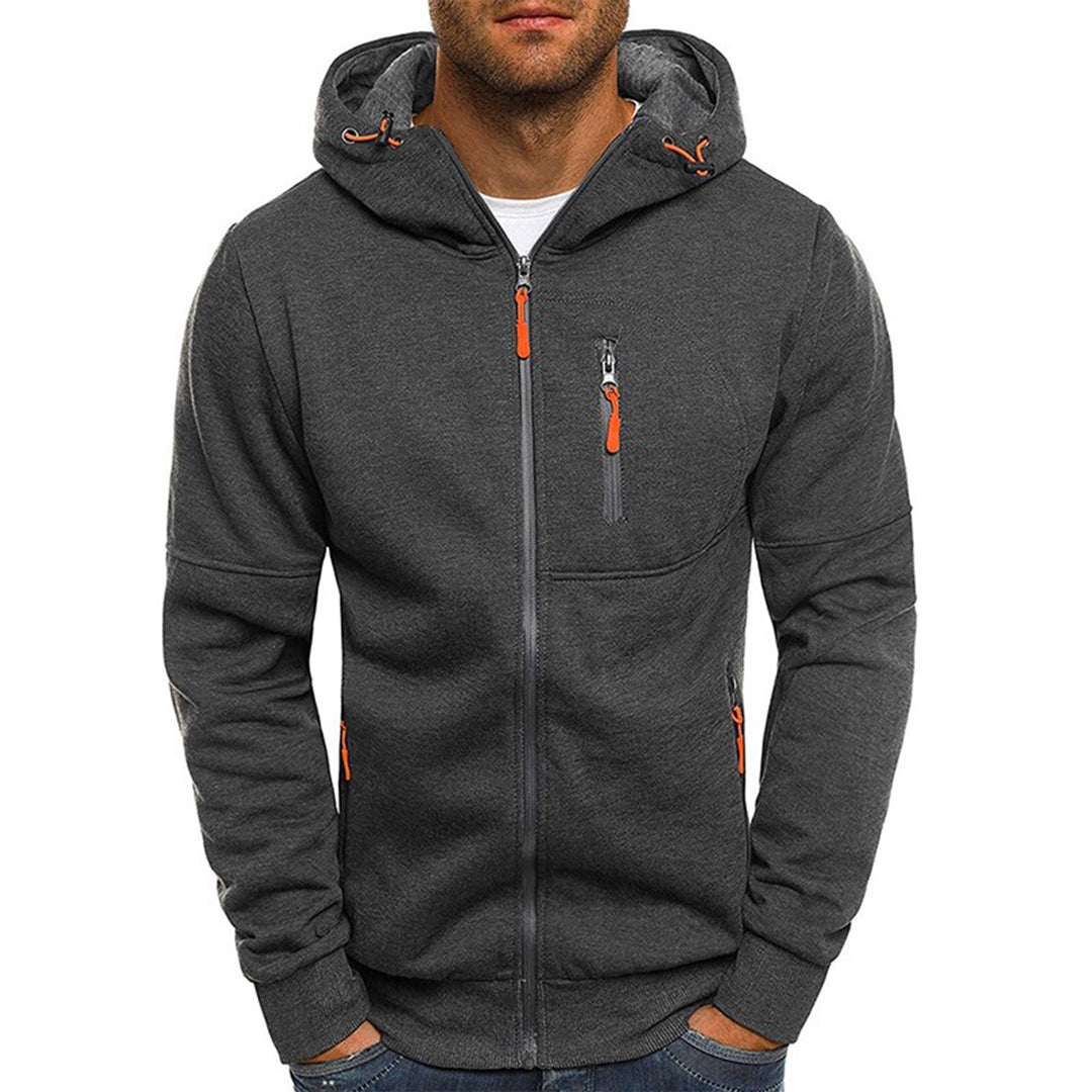 Zip-Up Fleece Hoodie