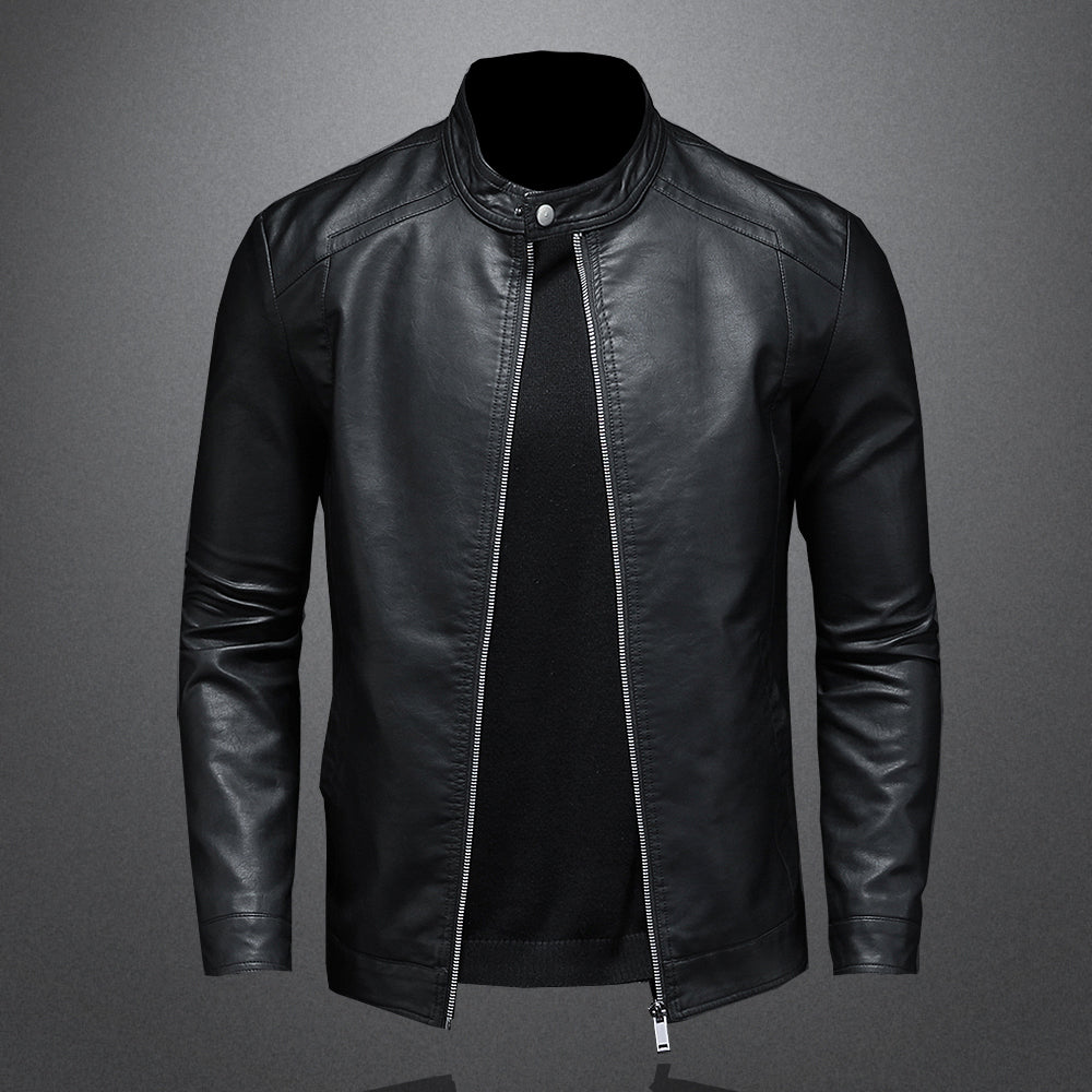 Classic Leather Moto Jacket