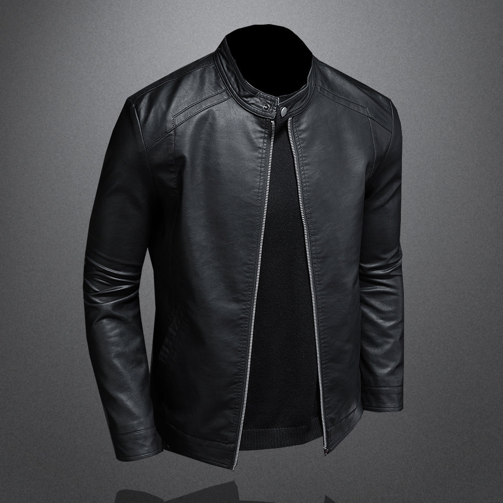 Classic Leather Moto Jacket