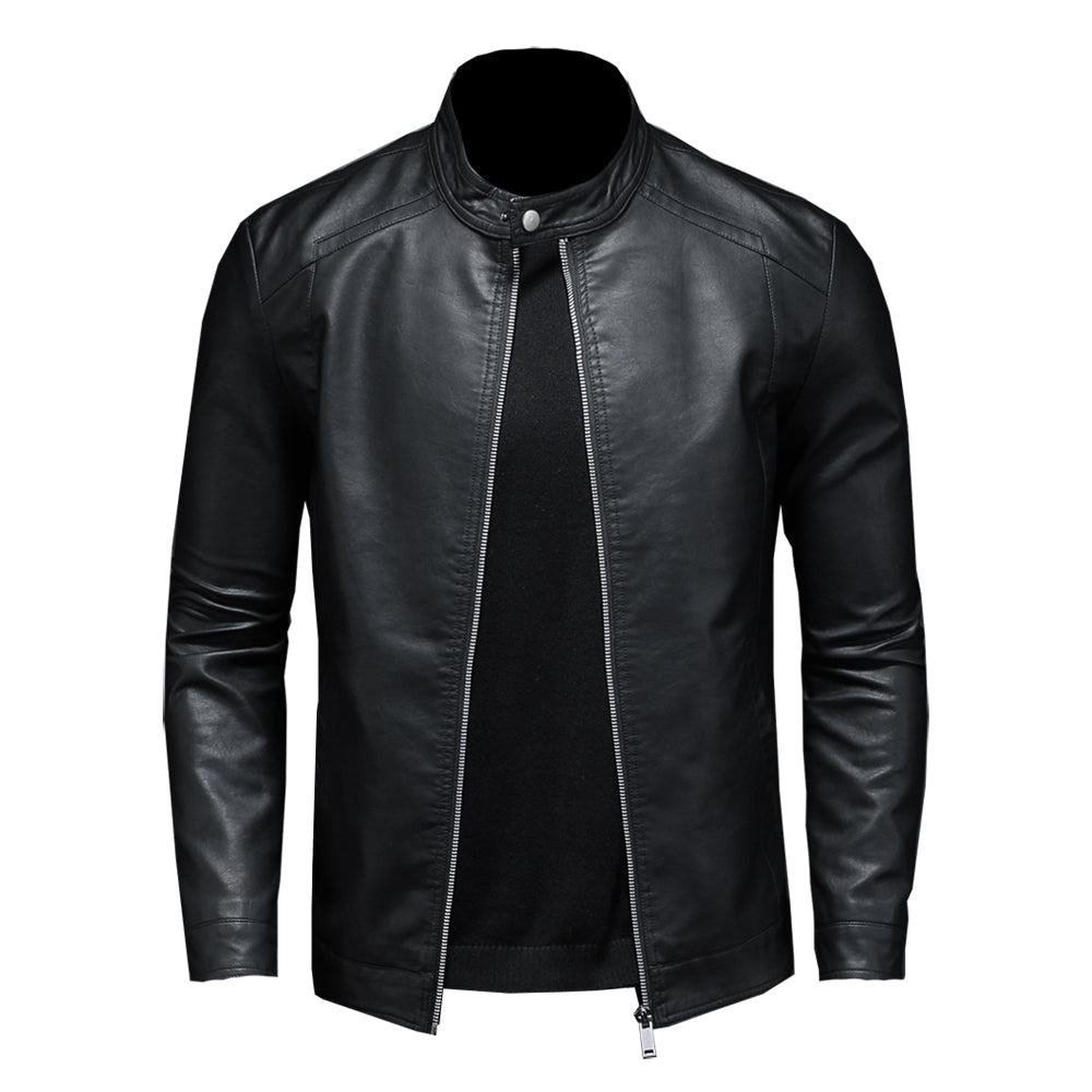 Classic Leather Moto Jacket
