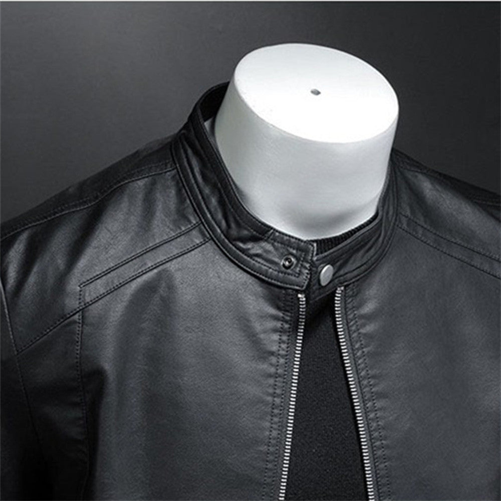 Classic Leather Moto Jacket