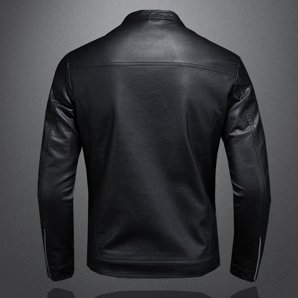 Classic Leather Moto Jacket