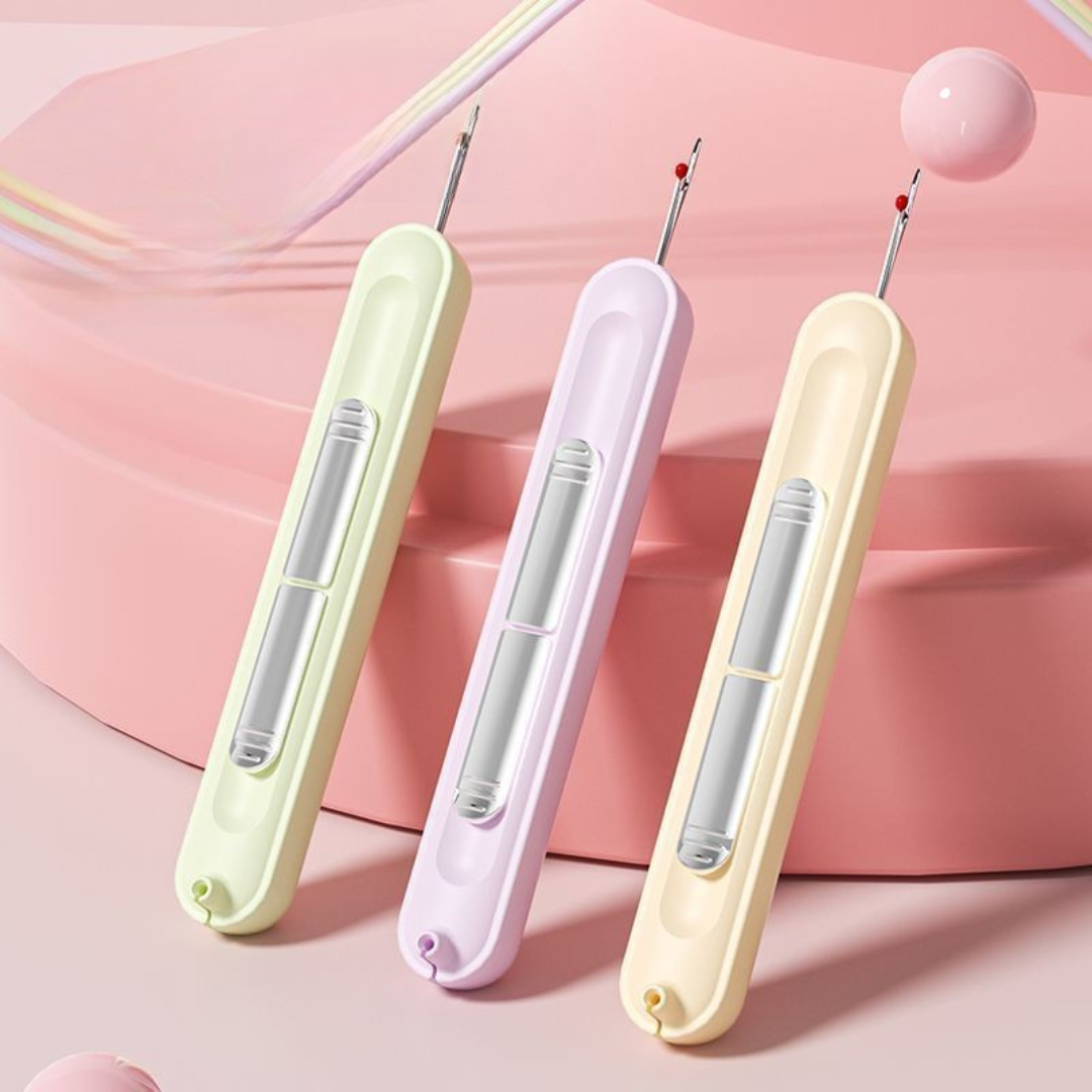 Compact 2-in-1 Needle Threader