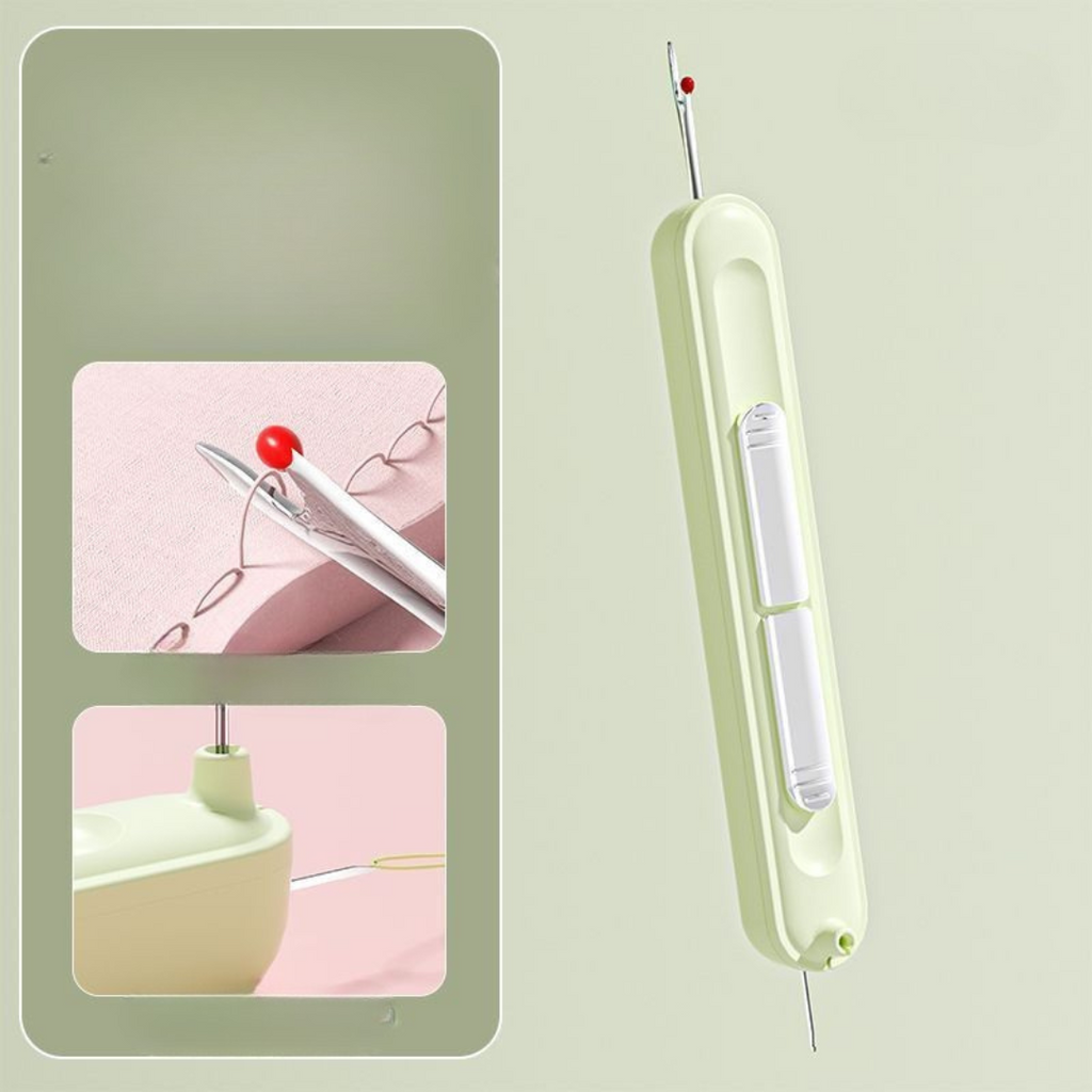Compact 2-in-1 Needle Threader