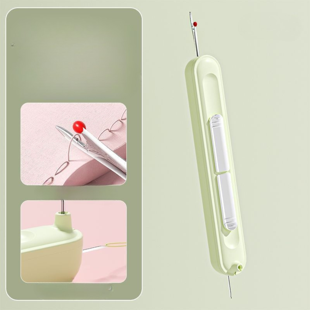 Compact 2-in-1 Needle Threader