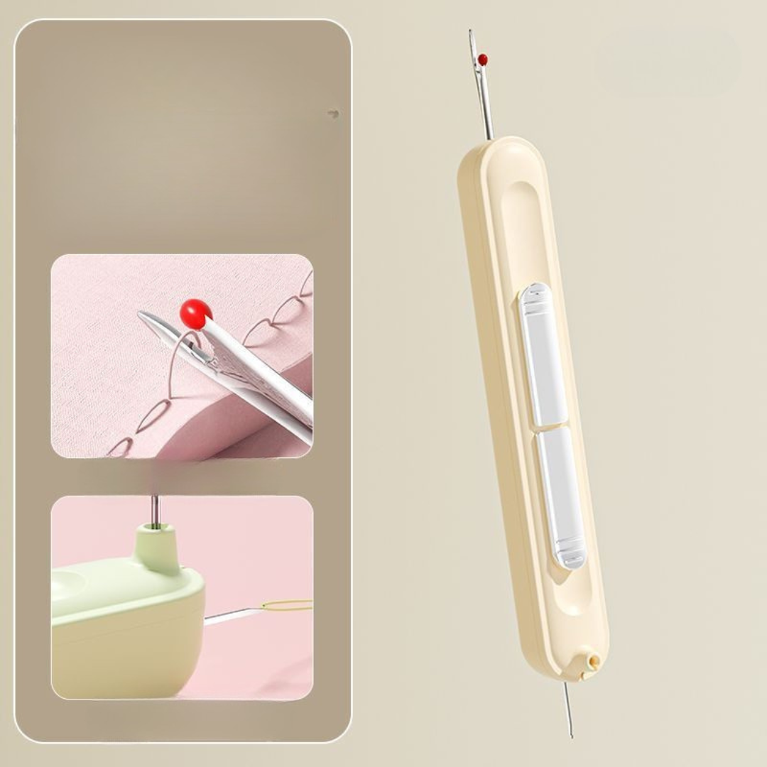 Compact 2-in-1 Needle Threader