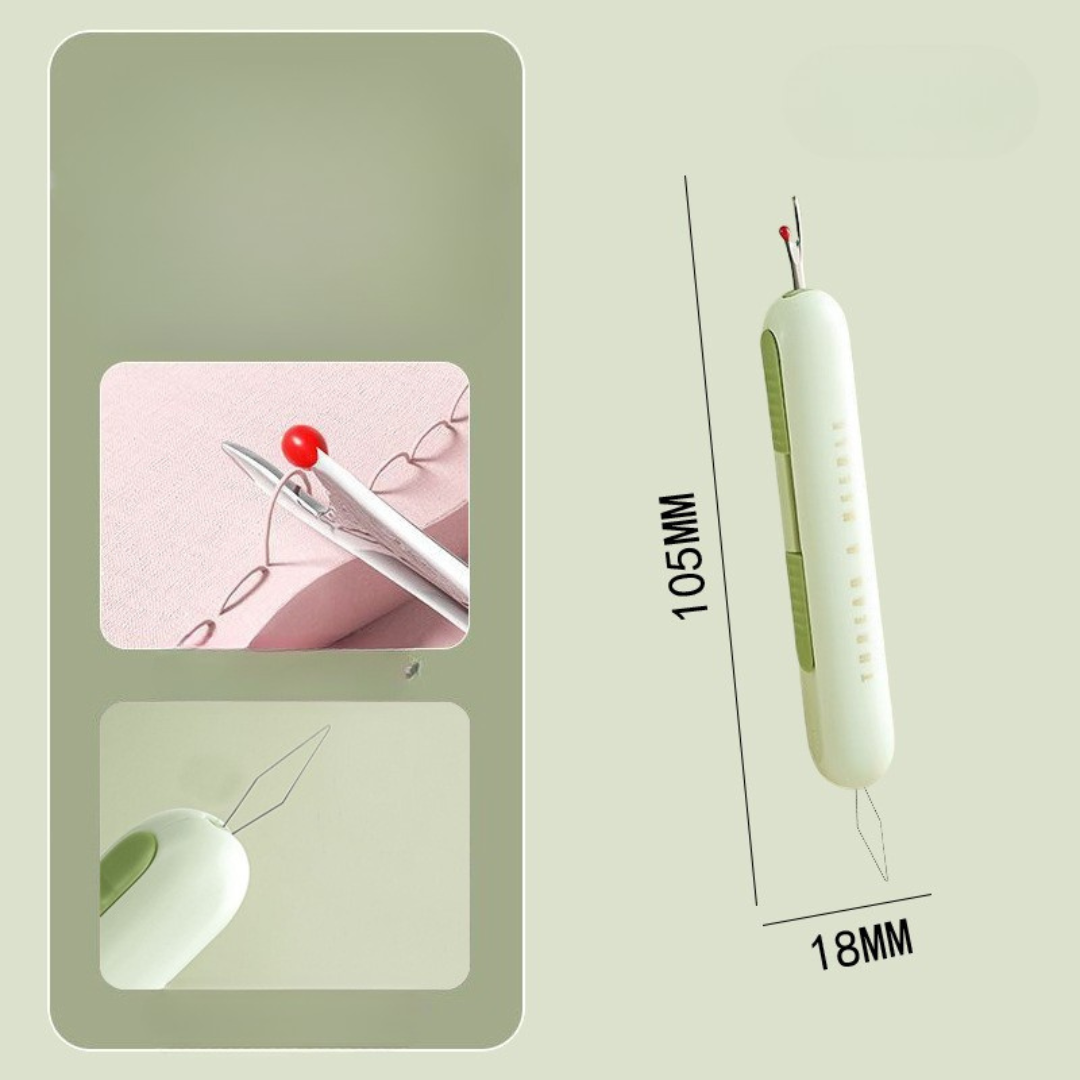 Compact 2-in-1 Needle Threader