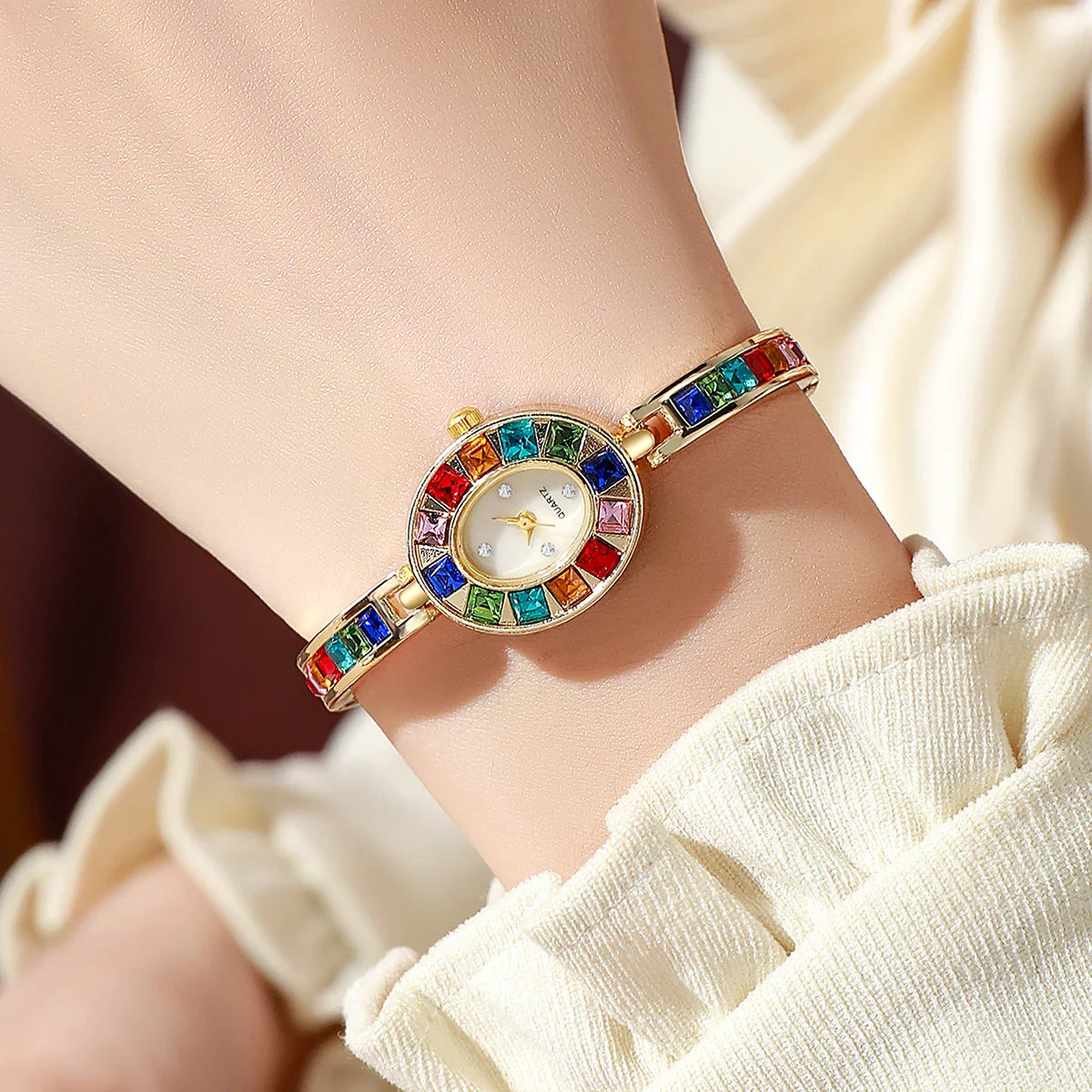 Solaria Gemstone Bracelet Watch