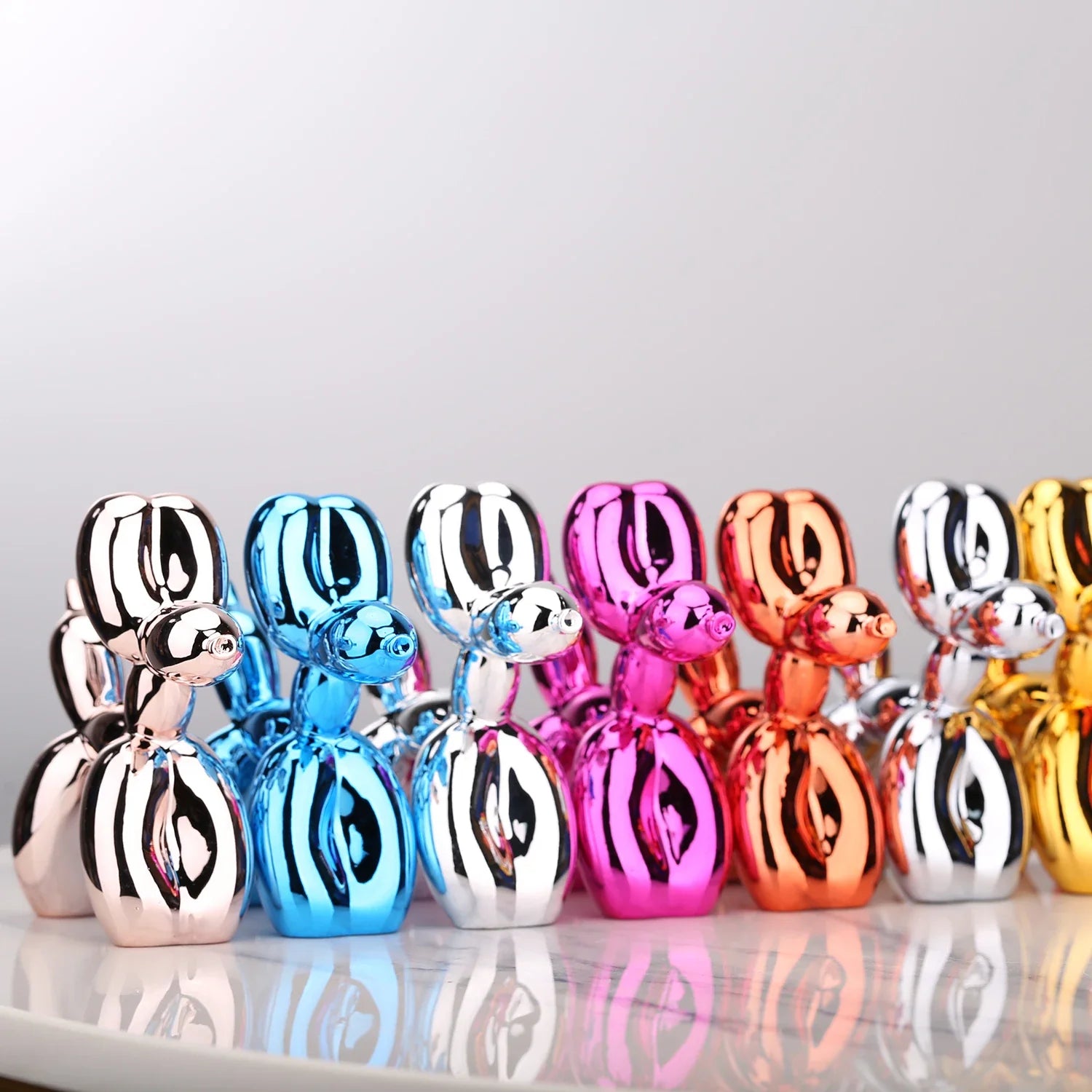 Modern Balloon Dog Statue Figurine
