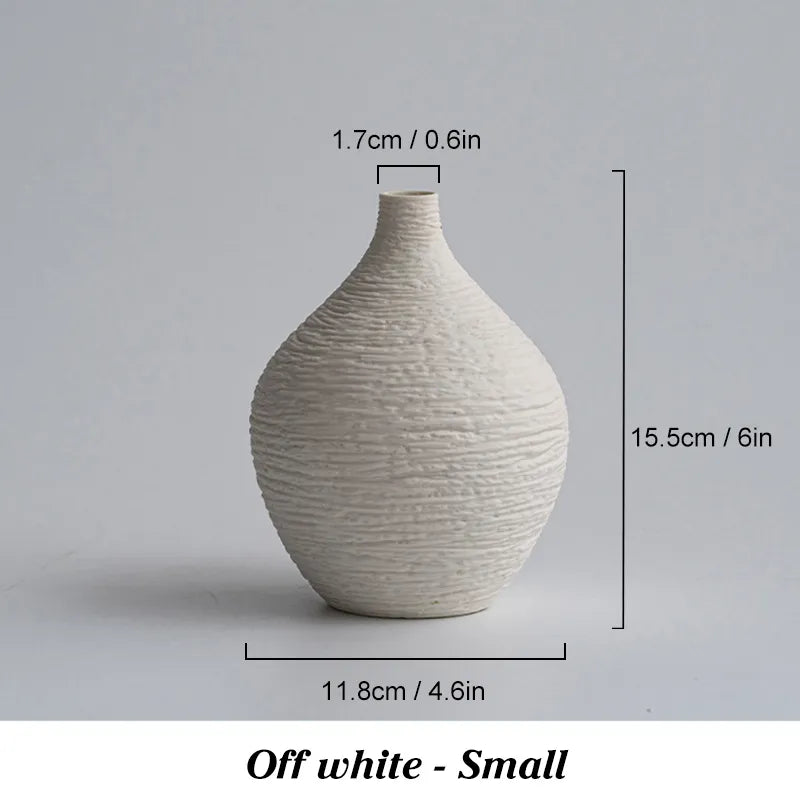 Handcrafted Minimalist Ceramic Vase