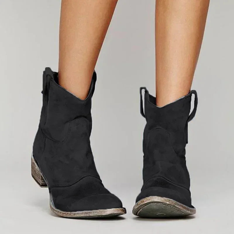 Solana Suede Ankle Boots