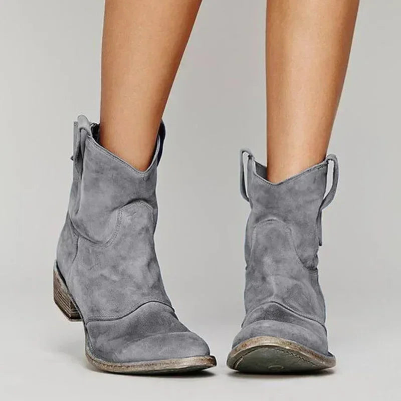 Solana Suede Ankle Boots