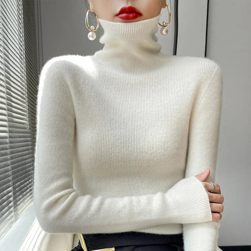 Auria Soft Ribbed Turtleneck