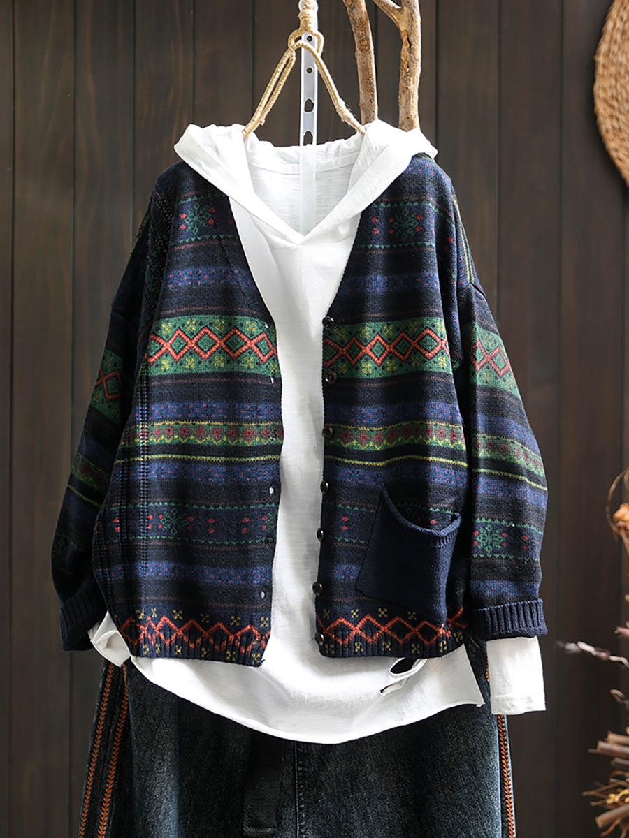 Ravenna Geometric Knit Sweater