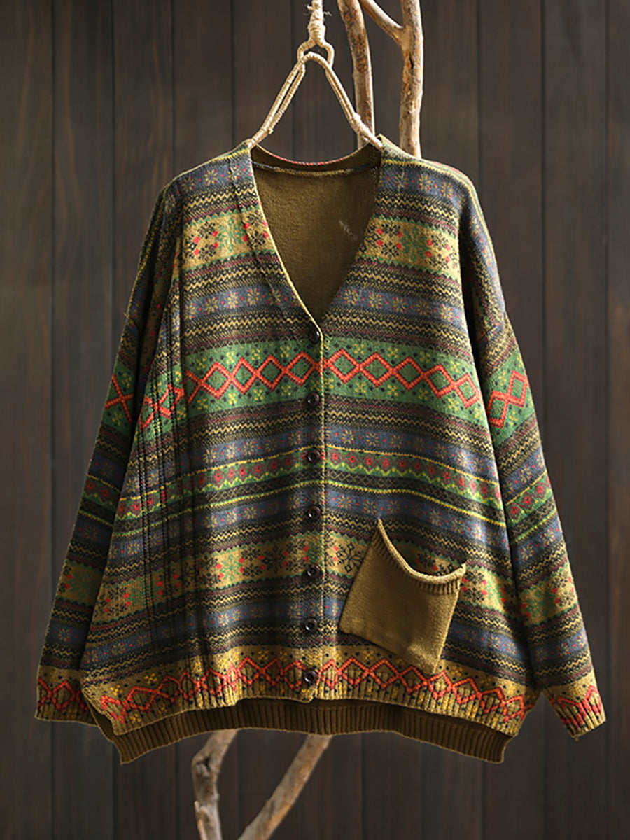 Ravenna Geometric Knit Sweater