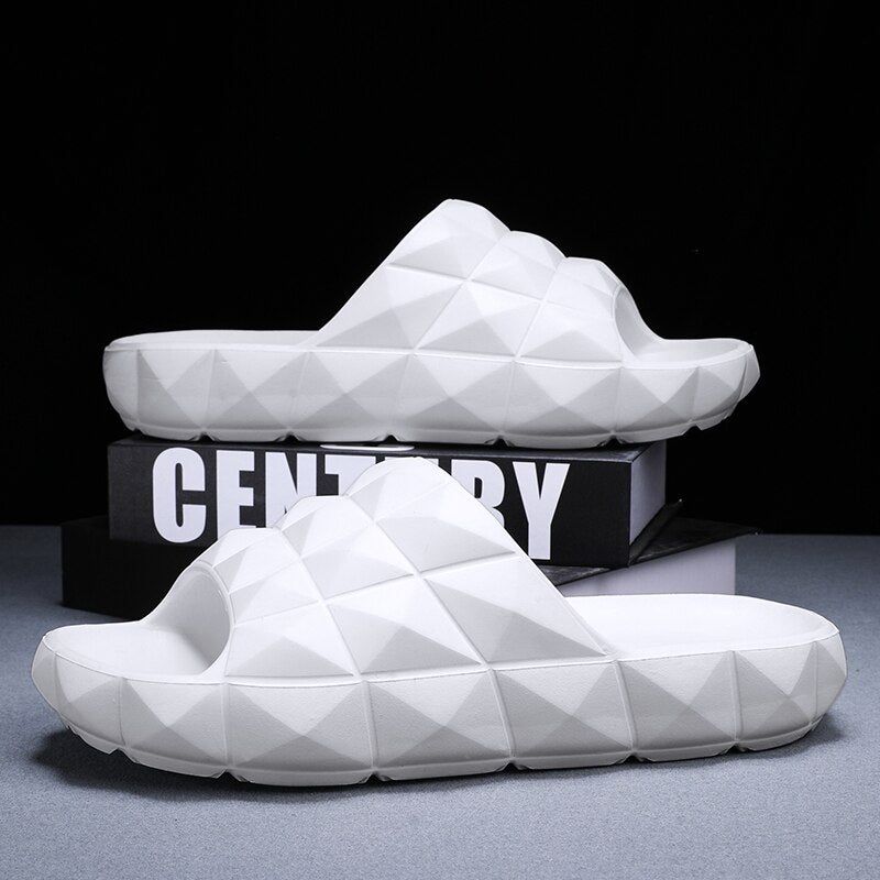 GeoStep 3D Slip-On Sandals