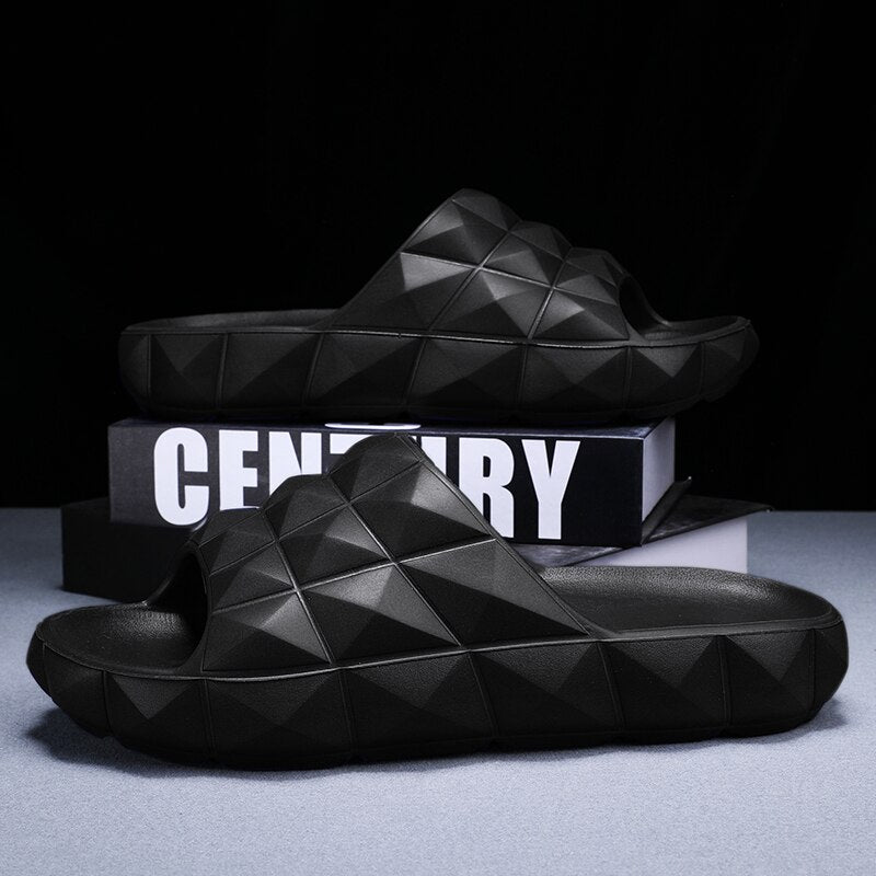 GeoStep 3D Slip-On Sandals
