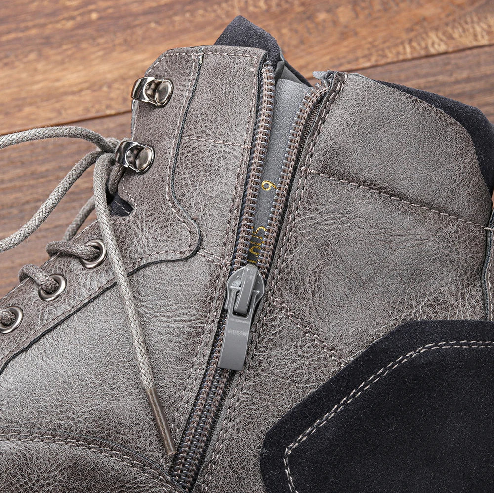Bridgemont Rugged Leather Boots