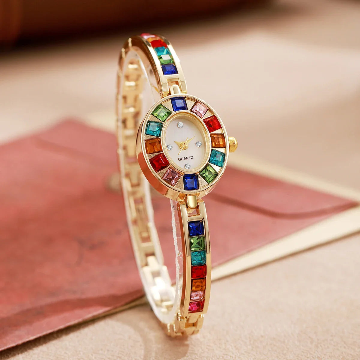 Solaria Gemstone Bracelet Watch