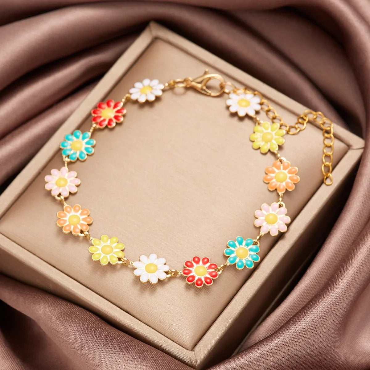 Daisy Bloom Bracelet & Necklace