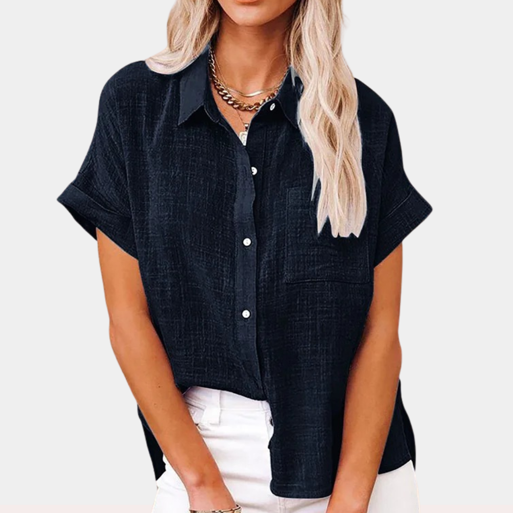 Amara Button Blouse