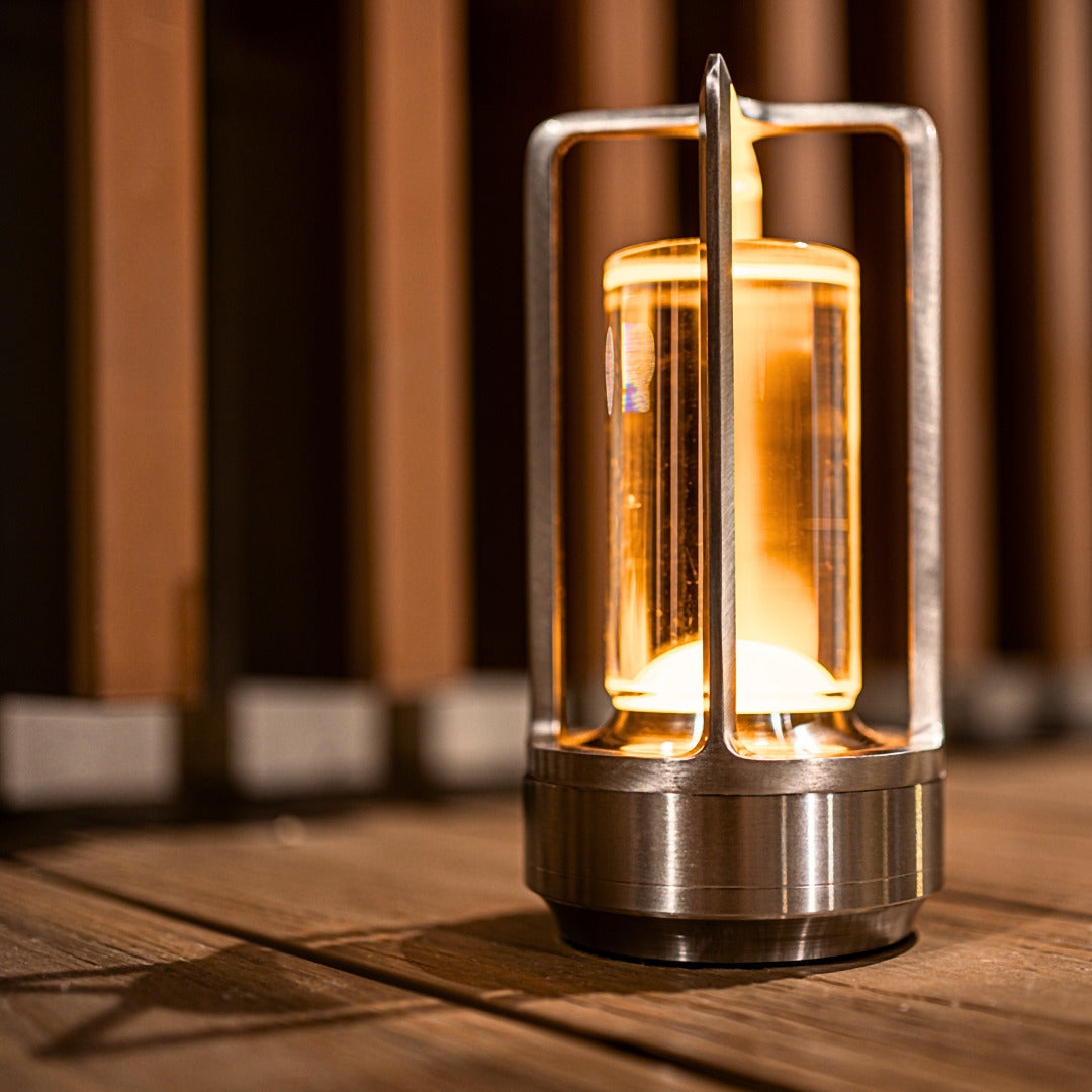 Modern Crystal LED Lantern Lamp – Elegant Ambient Lighting