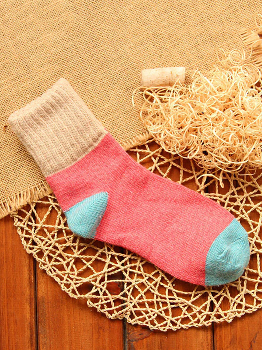 Cozy Winter Wool Socks – 5 Pair Set