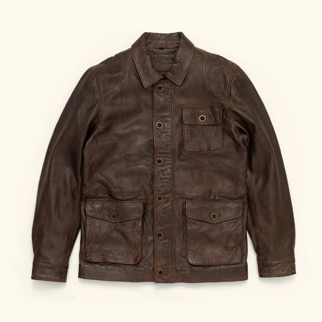 Men’s Weston Leather Barn Jacket