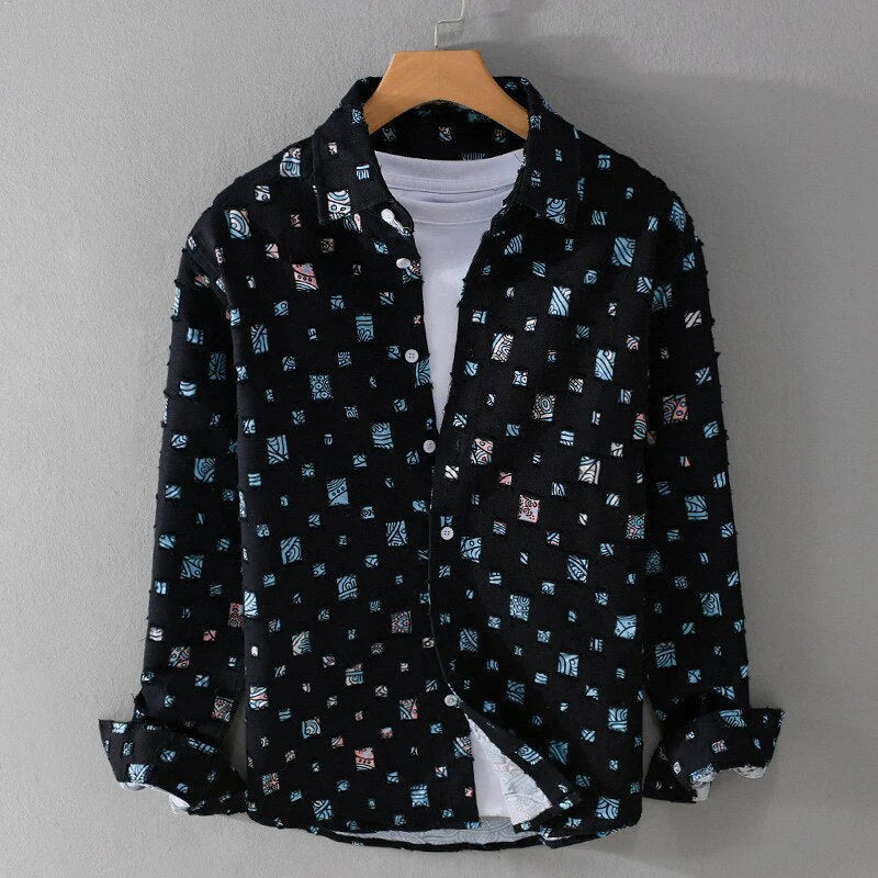 Rivano Frayed Denim Shirt