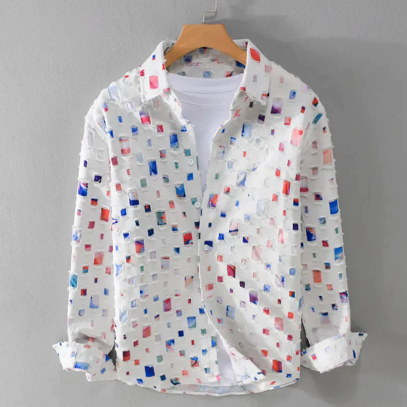 Rivano Frayed Denim Shirt