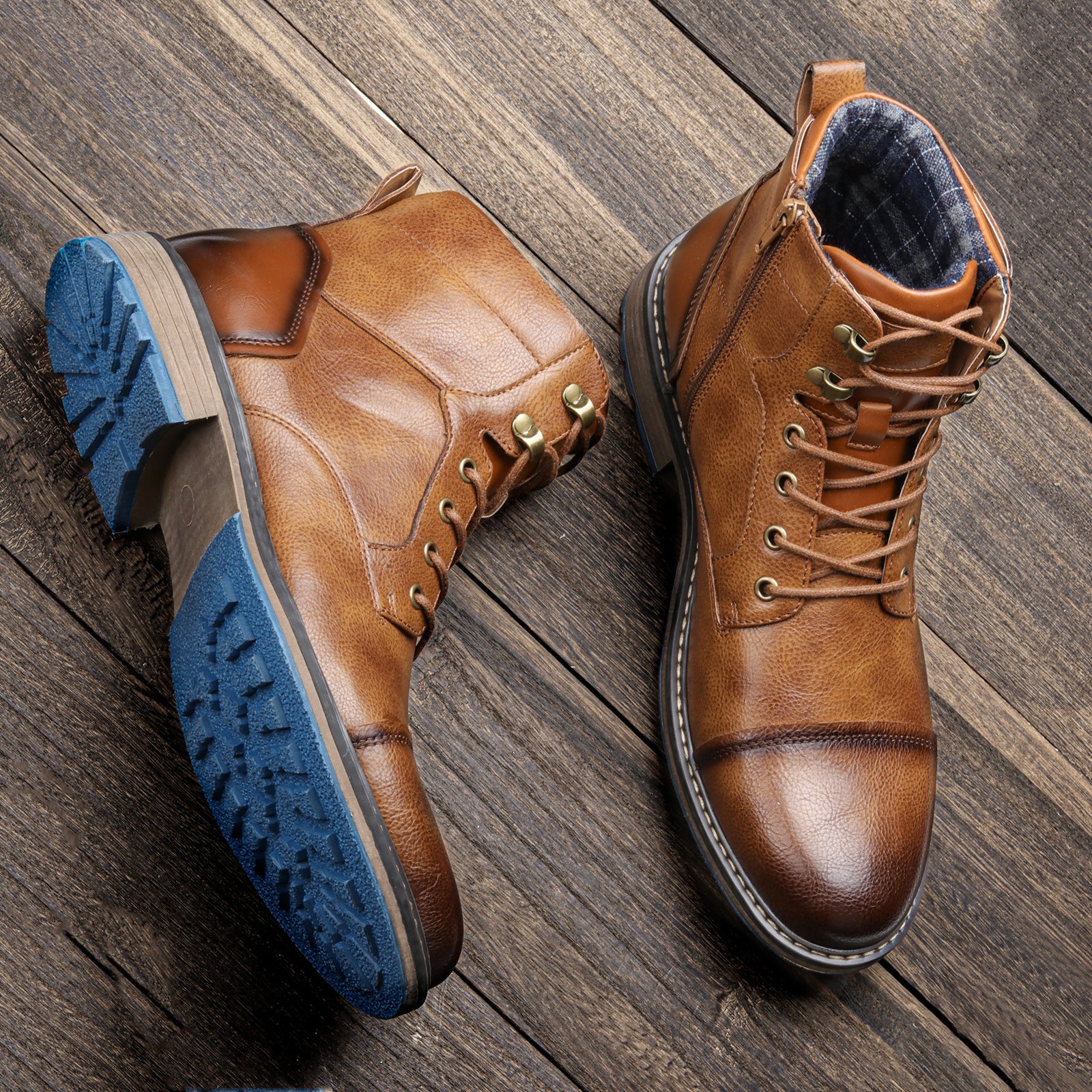 Bridgemont Rugged Leather Boots