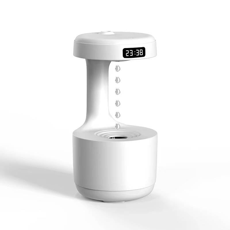 Small Humidifier with LED Display – Quiet Air Moisturizer for Home & Office