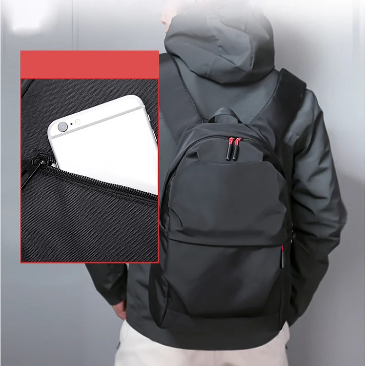 Minimalist Black Backpack – Stylish & Functional Everyday Bag