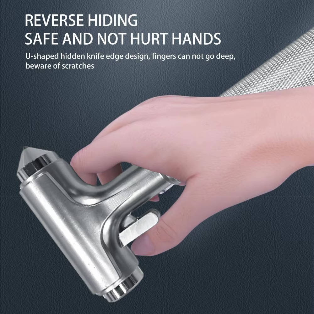 Emergency Car Safety Hammer with Seatbelt Cutter