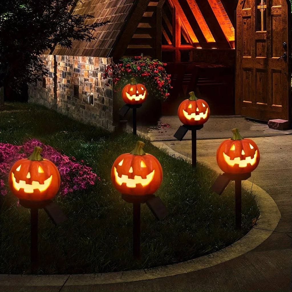 LED Pumpkin Pathway Lights for Outdoor Decoration