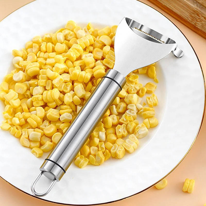 Super Fast Corn Peeler – Stainless Steel Kitchen Tool