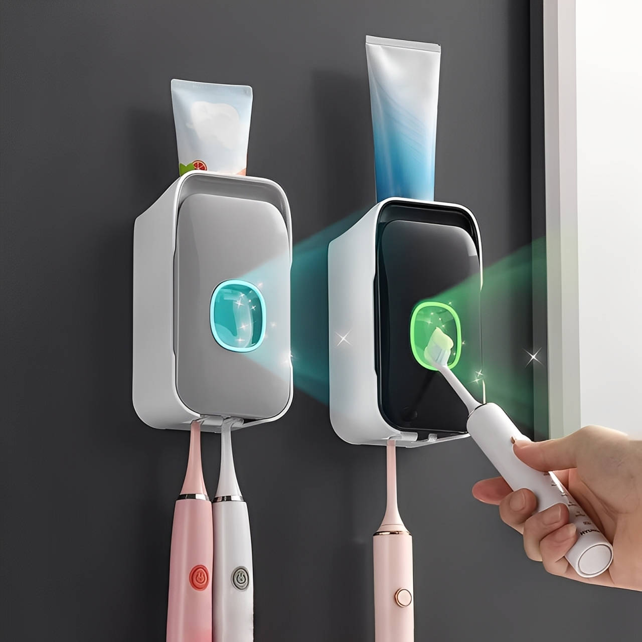 Automatic Wall-Mounted Toothpaste Dispenser – Hands-Free & Hygienic