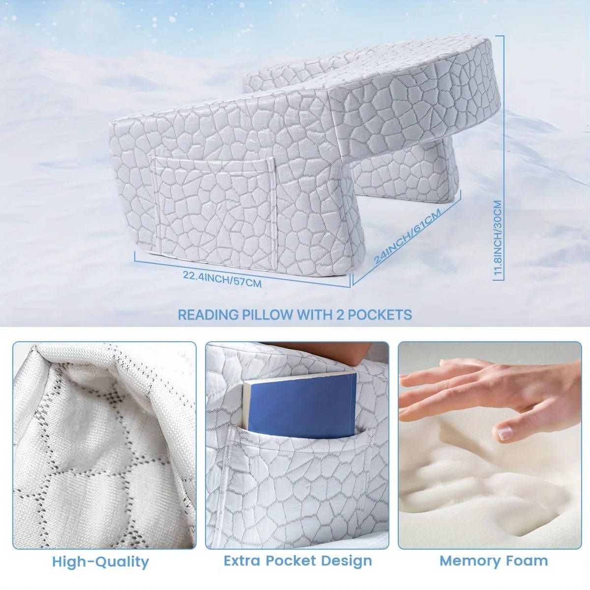 CozyRest Reading Pillow