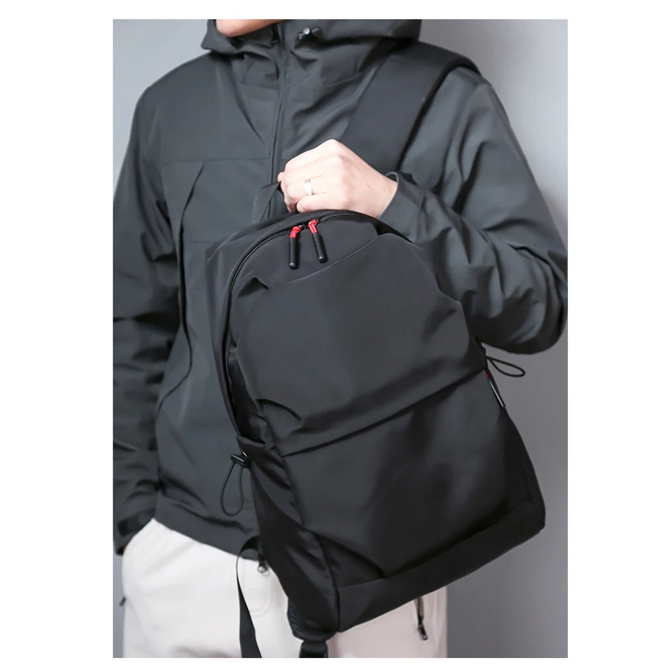 Minimalist Black Backpack – Stylish & Functional Everyday Bag