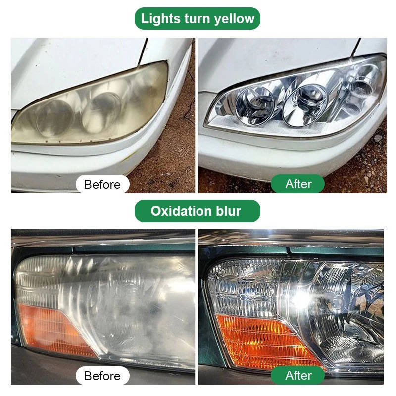 Crystal Clear Headlight Restoration Kit (Set of 2)