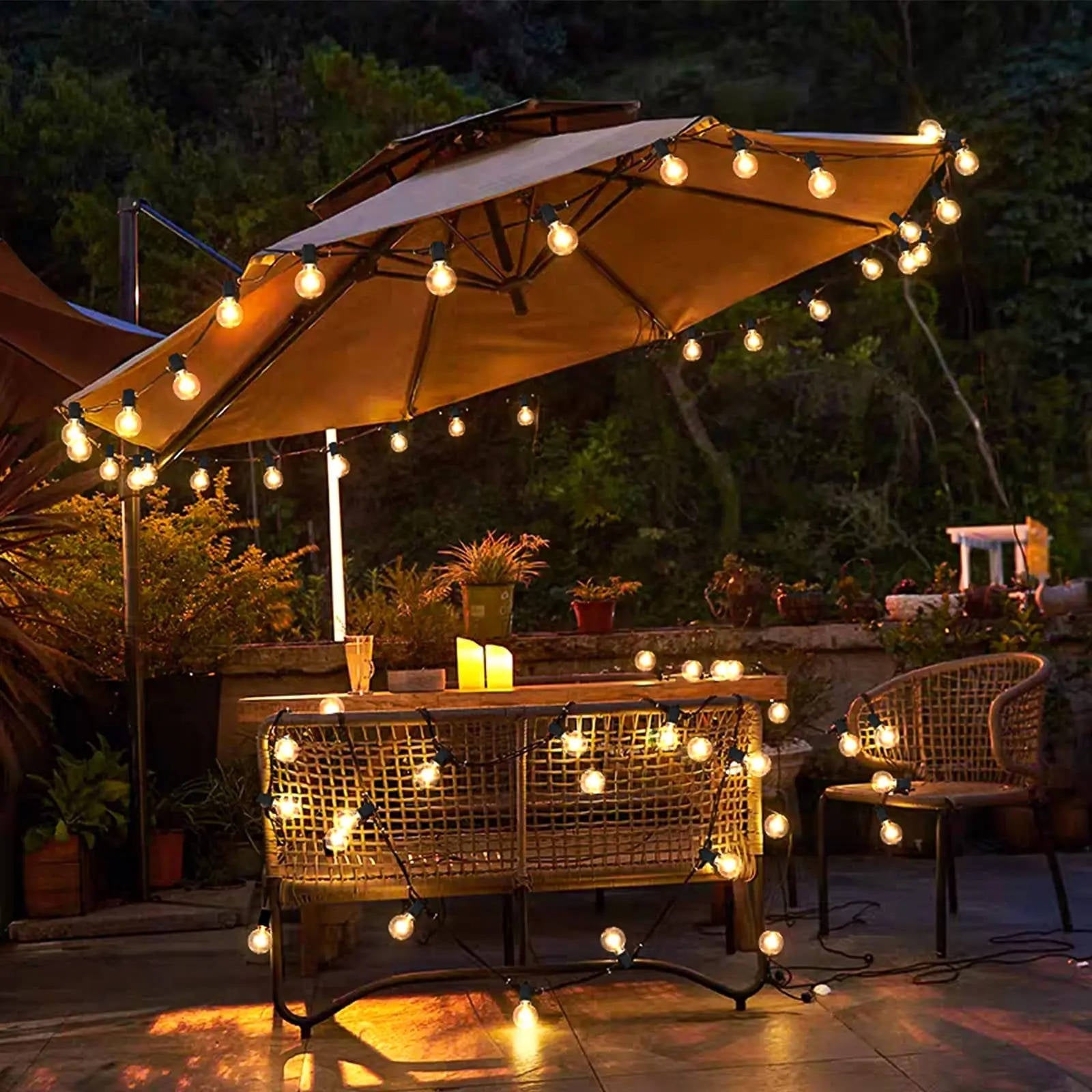 LED Outdoor String Lights – Waterproof Patio & Garden Lighting