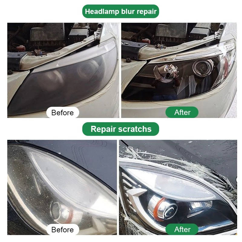 Crystal Clear Headlight Restoration Kit (Set of 2)