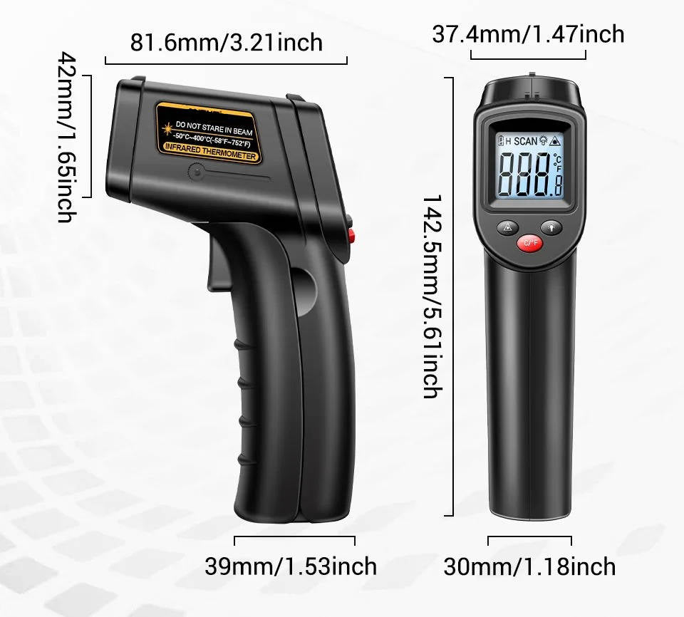 Infrared Laser Thermometer – All-in-One Digital Temperature Gun